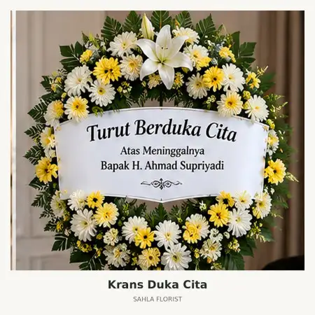 Krans Bunga Duka Sindang Jaya